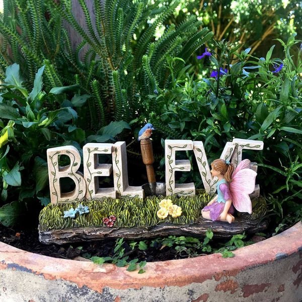 Believe Fairy Ornament - Image 2