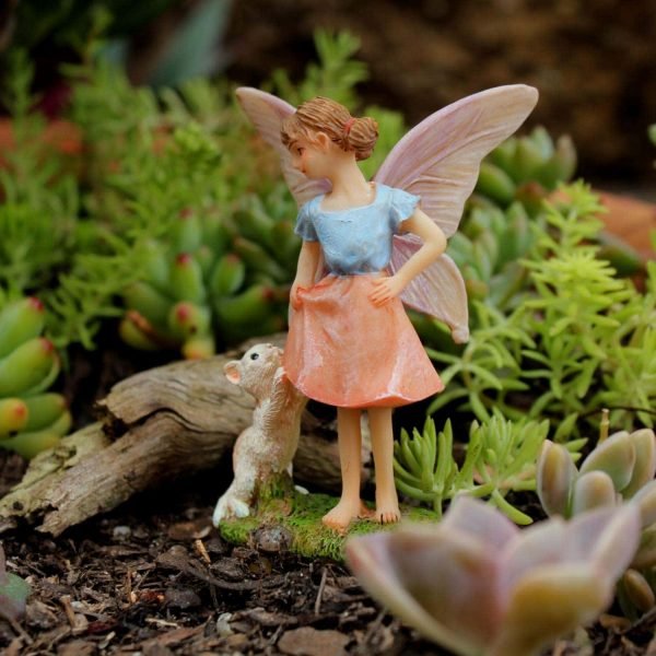 Fairy Ava and Cat - Fairy Garden Fairies - Image 2