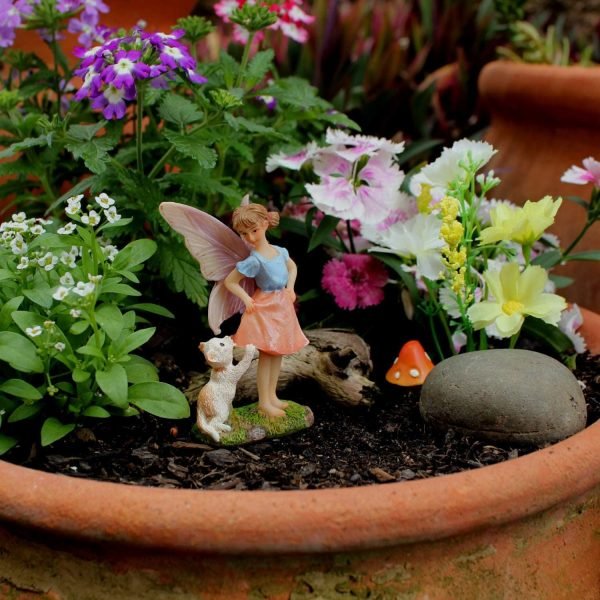 Fairy Ava and Cat - Fairy Garden Fairies - Image 3