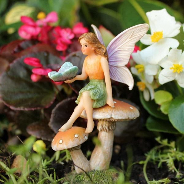 Garden Fairy And Mushroom Stand Set - Image 5