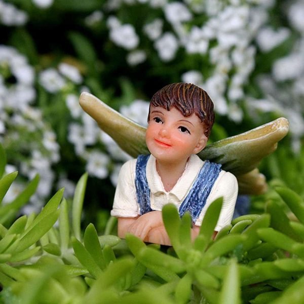 Fairy Figurines And Flower Stump Set - Image 3